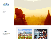 Tablet Screenshot of blog.partner.viator.com